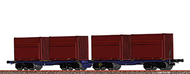 040-50663 - H0 - Flachwagen Sggmmrrs DB AG, VI, ArcelorMittal